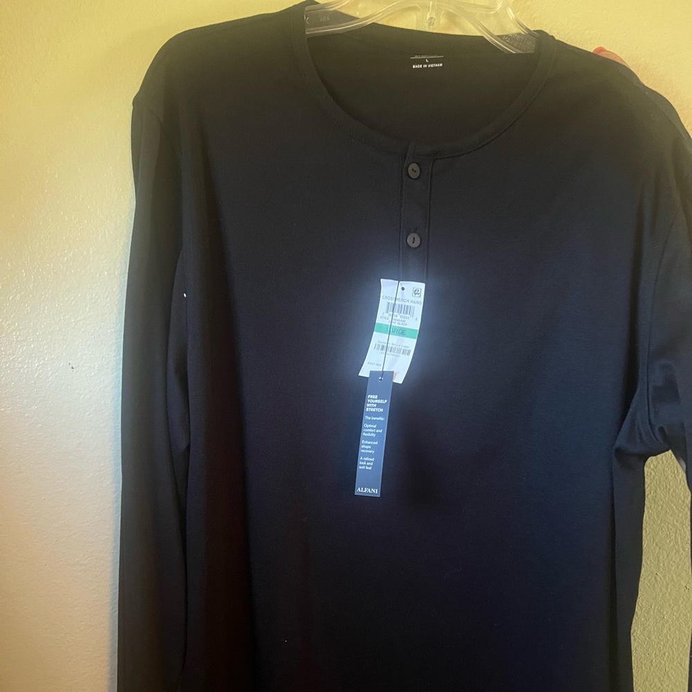 Black Alfani sport shirt available for purchase
